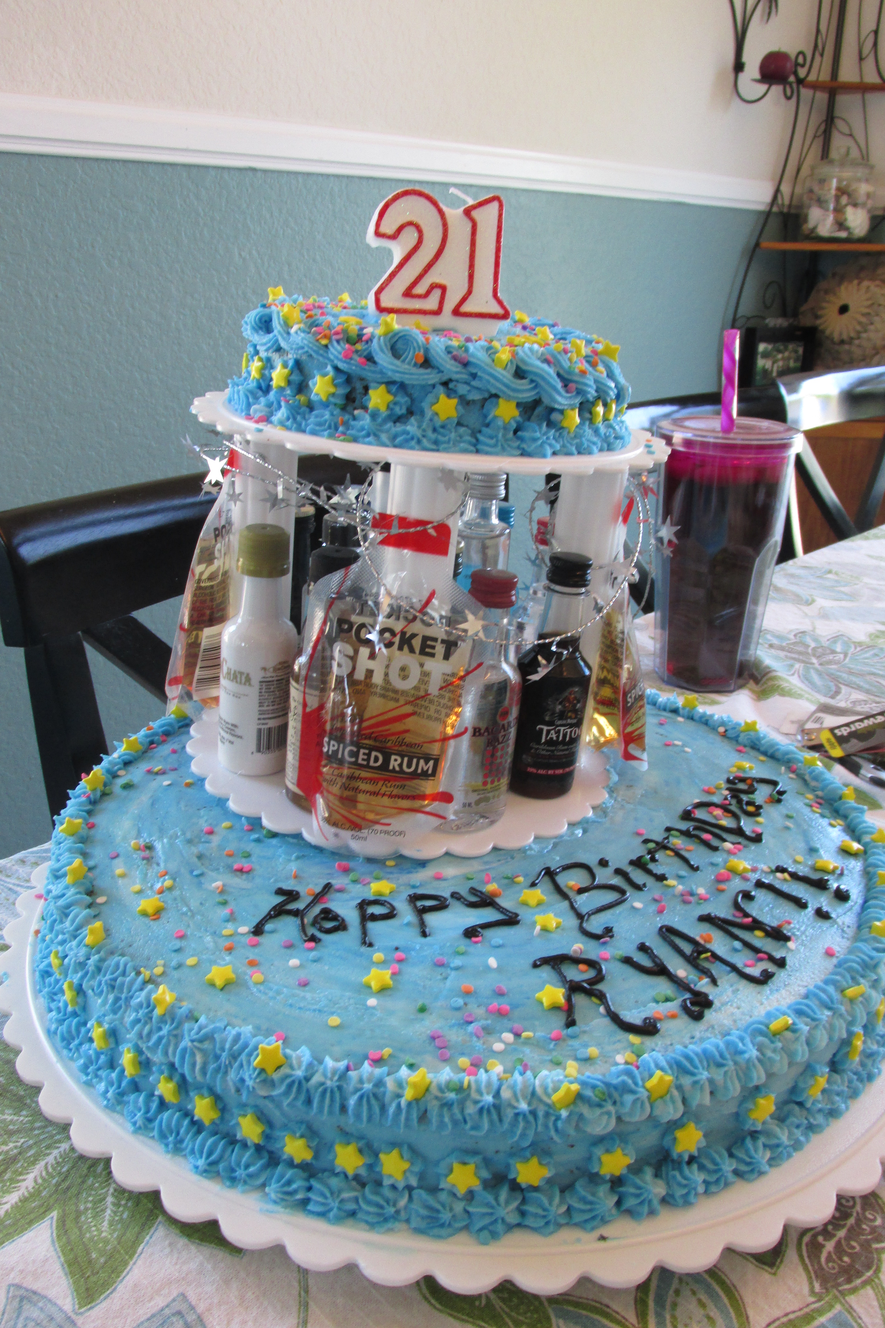 21st Birthday Cake Topper | Happy 21 Graphic by OyoyStudioDigitals ·  Creative Fabrica